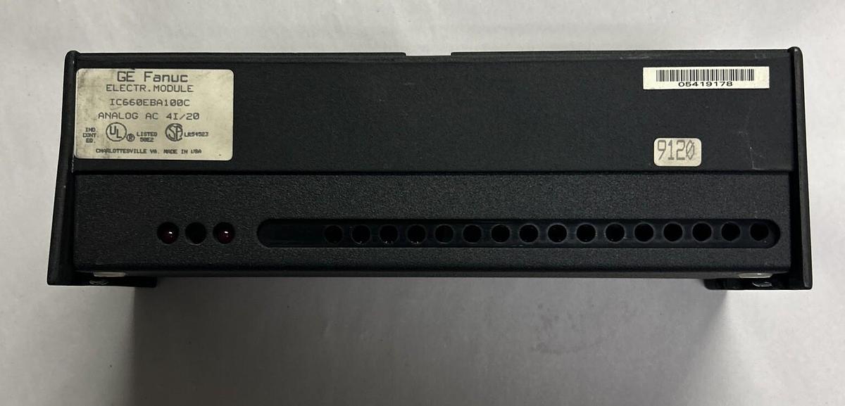 Used GE FANUC,IC660EBA100C,GENIUS BLOCK ANALOG MODULE