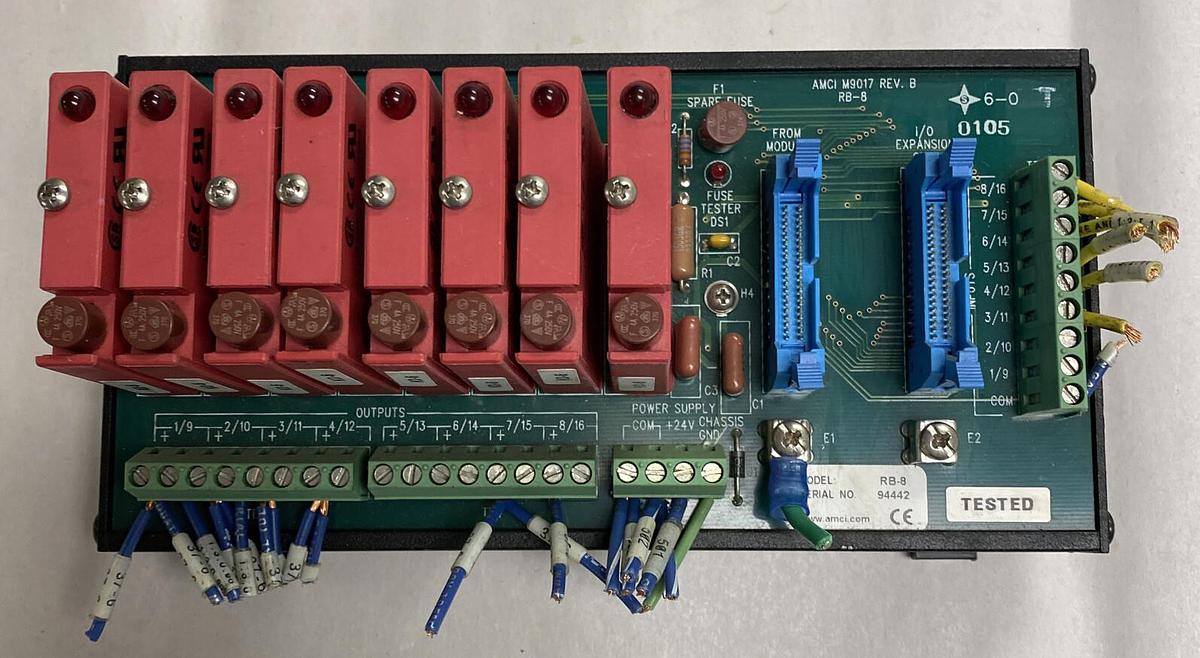 Used AMC,RB-8,I/O RACK SYSTEM