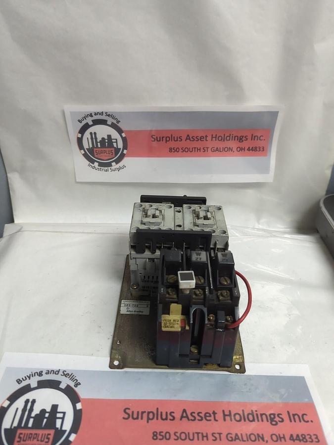 Used ALLEN BRADLEY,505-TOD,SERIES D REVERSING STATER NEMA 00 120-600V AC PRE-OWNED
