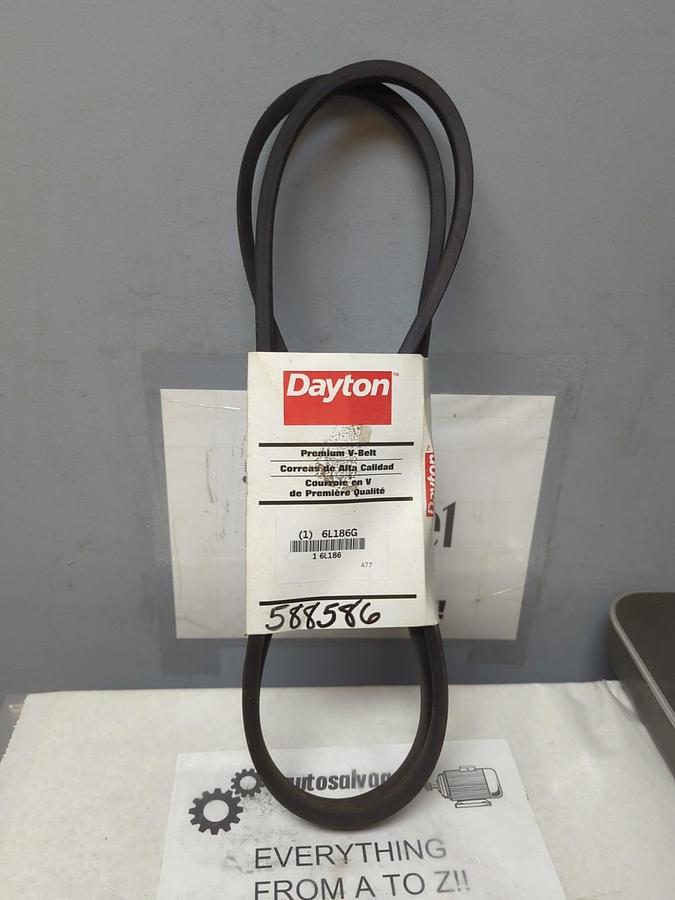 DAYTON,6L186G,PREMIUM V-BELT A77 1/2 X79 INCH NOS