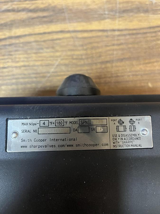 SHARPE,FS50116,PNEUMATIC ACTUATOR SS BALL VALVE 2" 150 SPN-II-100