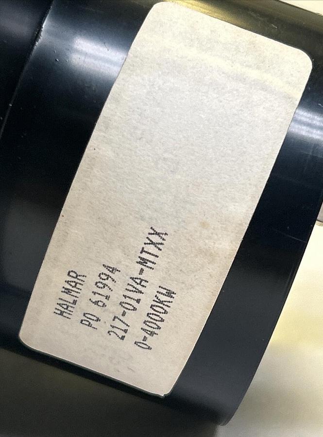 Used HALMAR,217-01VA-MTXX,PANEL METER 0-4000 KILOWATTS