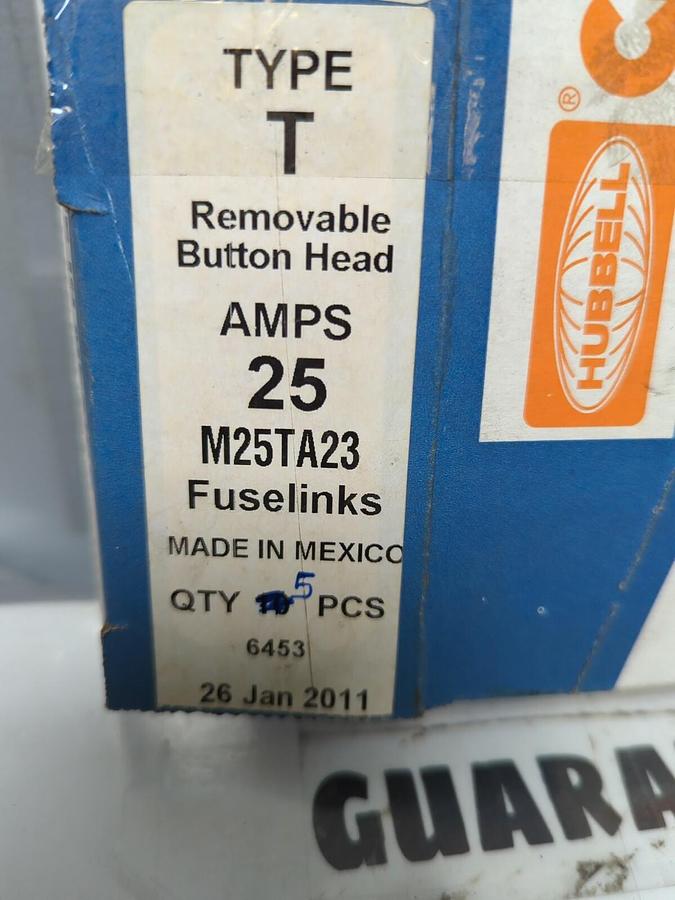 HUBBELL-CHANCE,M25TA23,TYPE-T FUSE LINK REMOVEABLE HEAD 23 IN LENGTH LOT OF 5
