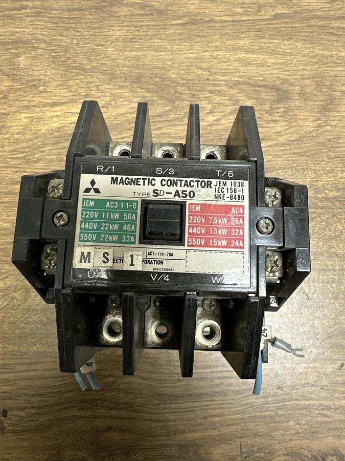 Used Mitsubishi,SD-A50,Magnetic Contactor