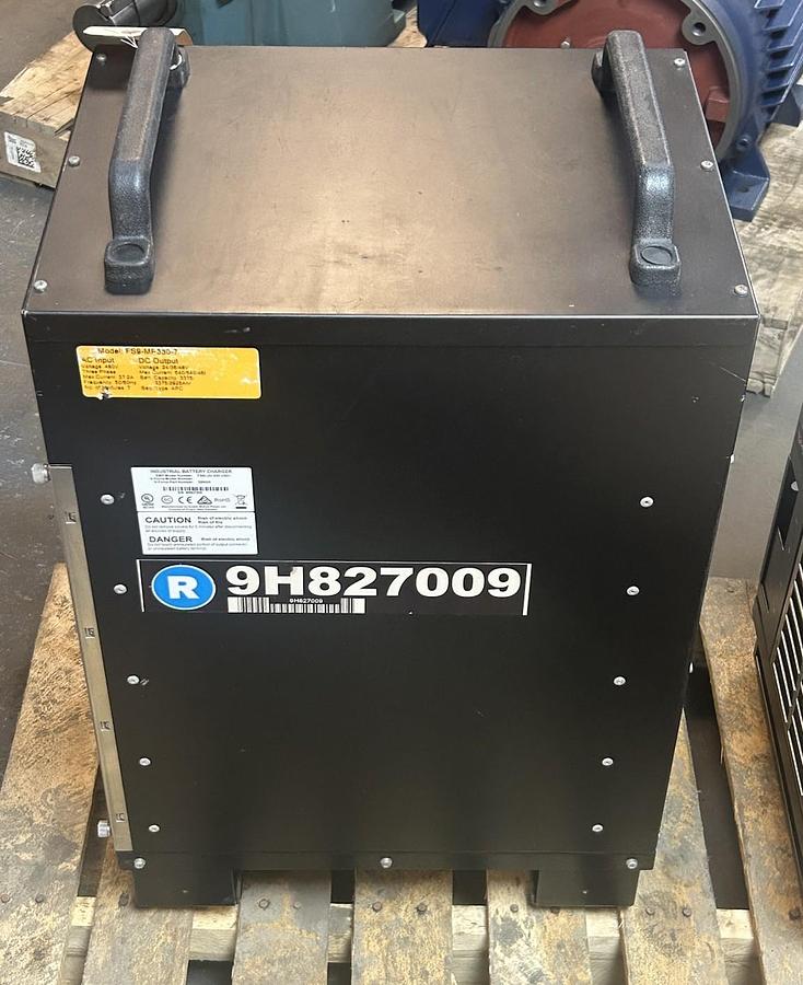 Used VFORCE,FS9-MP330-7,FORKLIFT BATTERY CHARGER 480V 3PH INPUT 24/36/48V OUTPUT
