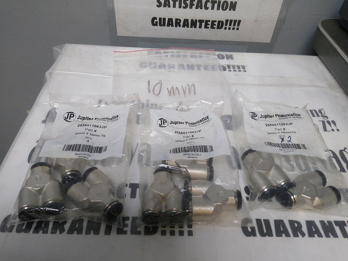 JUPITER PNEUMATICS,2558511063JP,TUBE UNION Y 10MM LOT OF 8 NOS