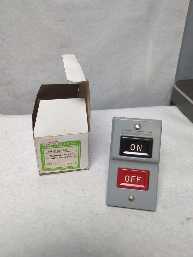 GENERAL ELECTRIC,CR101BA0B,MANUAL MOTOR STARTING SWITCH NOS