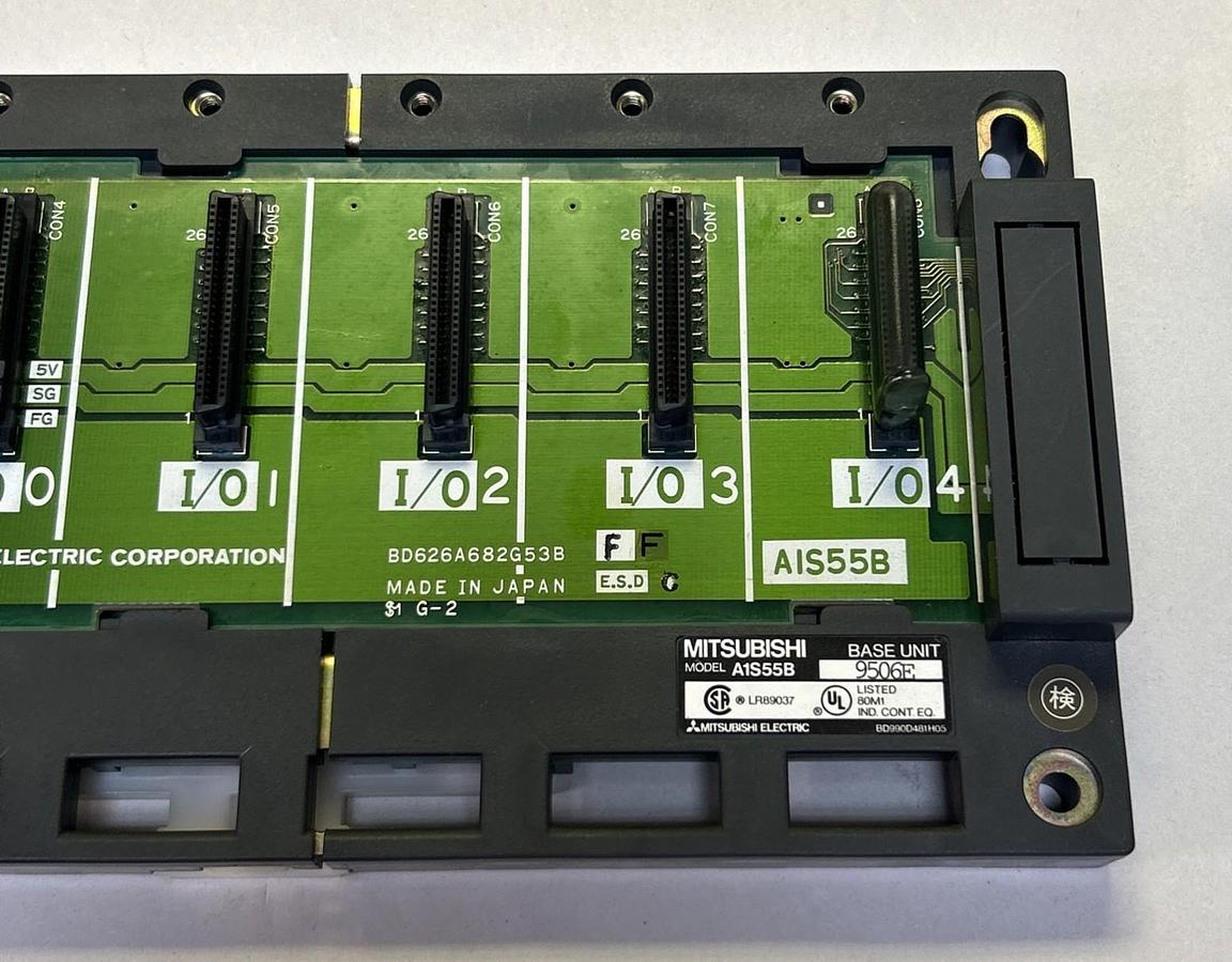 Used MITSUBISHI,A1S55B,BASE UNIT