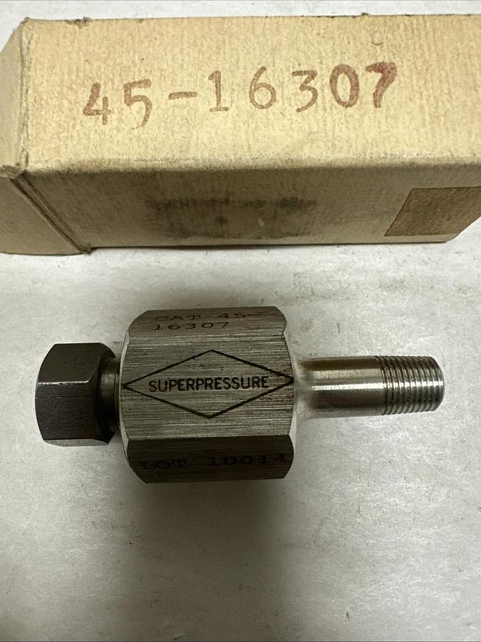 Used Superpressure,45-16307,High Pressure Fitting