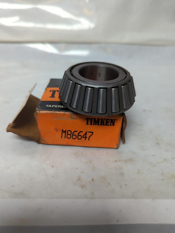 TIMKEN,M86647,ROLLER BEARING CONE NOS