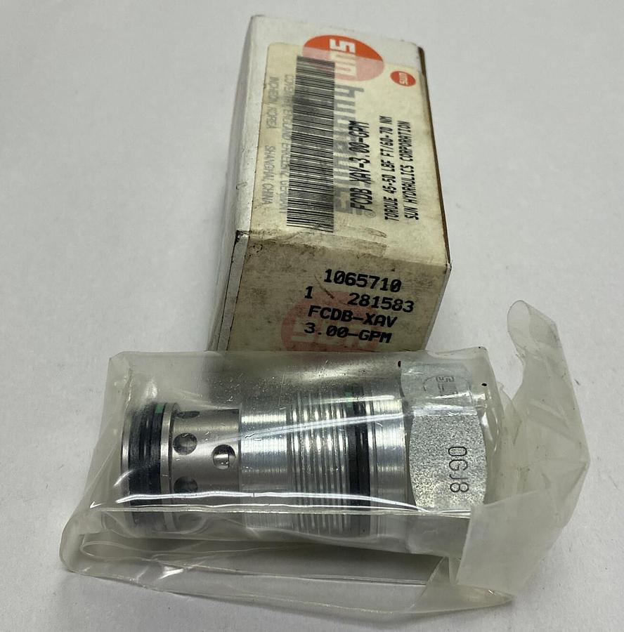 SUN HYDRAULICS,FCDBXAV 3.00-GPM,Flow Control Claridge NOS