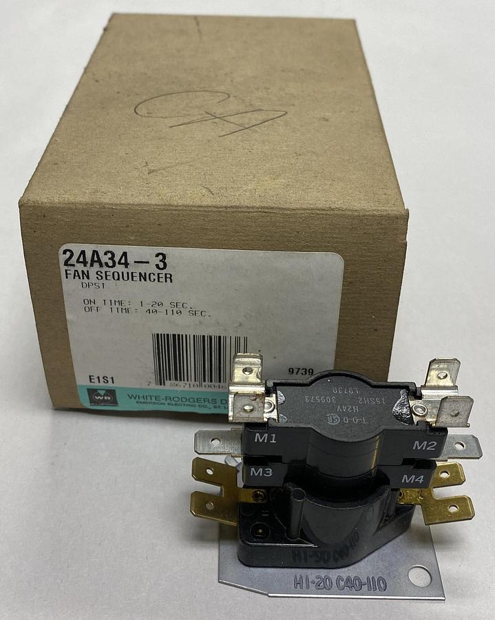 WHITE RODGERS,24A34-3,HEAT SEQUENCER NOS