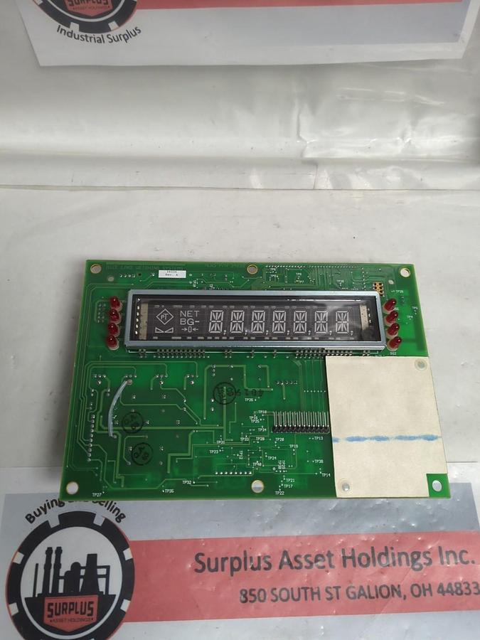 Used RICE LAKE WEIGHING SYSTEMS,D4-28858-2,DISPLAY BOARD PRE-OWNED