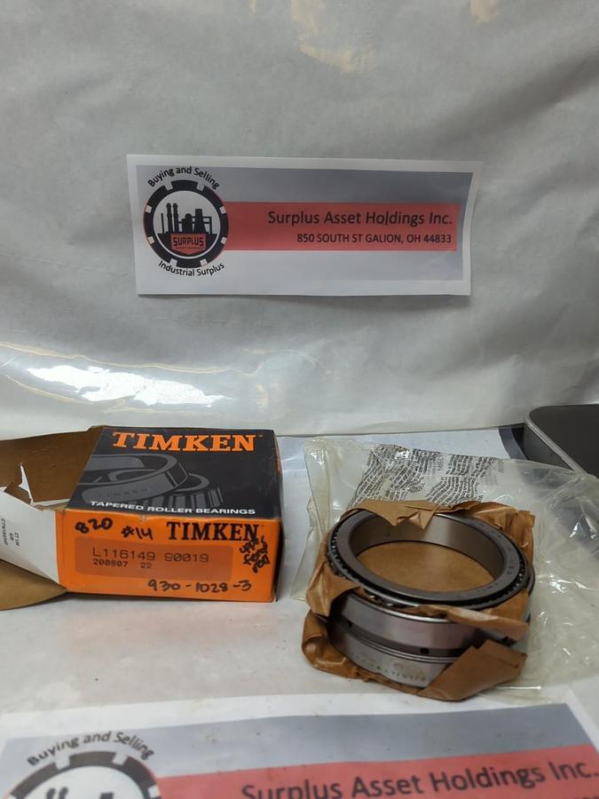TIMKEN,L116149-90019,COMPLETE ROLLER BEARING SET NOS