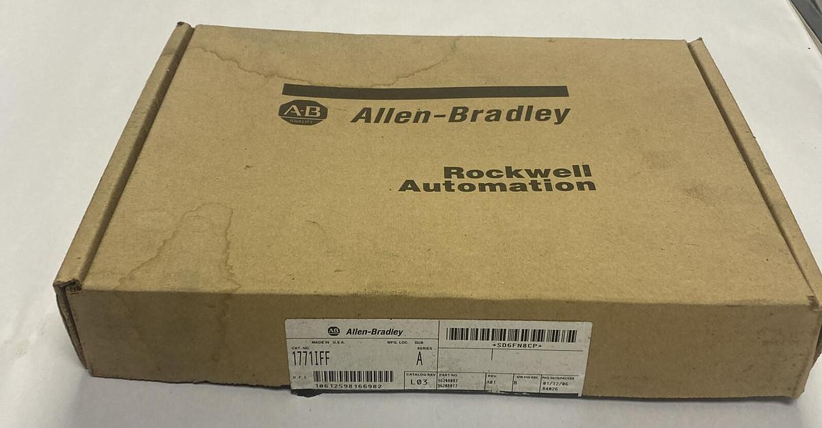 Allen Bradley,1771-IFF,Ser A Fast Analog Input Module NOS