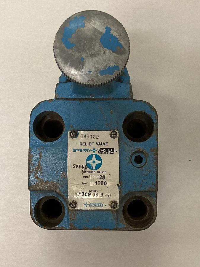 Used Sperry Vickers,F3 CG-06-B-40,Relief Valve