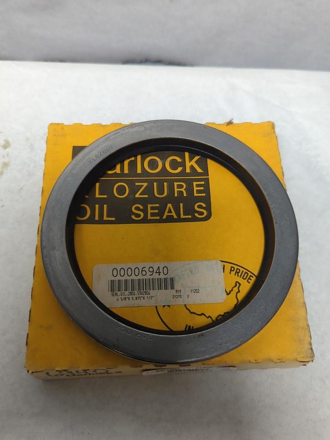 GARLOCK KLOZURE,53X2804,OIL SEAL 4.5/8X5.87.5X1/2 NOS