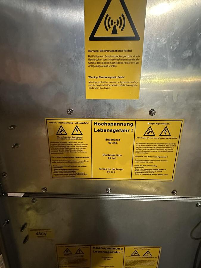 Used Trumpf,TruPlasma Coax 7018,18KW Generator & Control Cabinet for Trulaser 2030