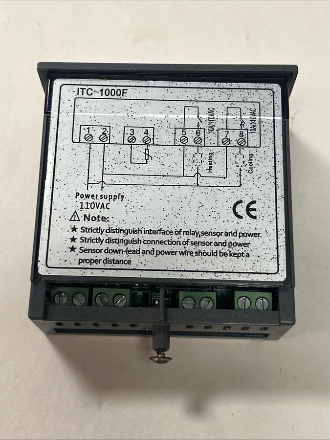 Used INKBIRD,ITC-1000F,TEMPERATURE CONTROLLER