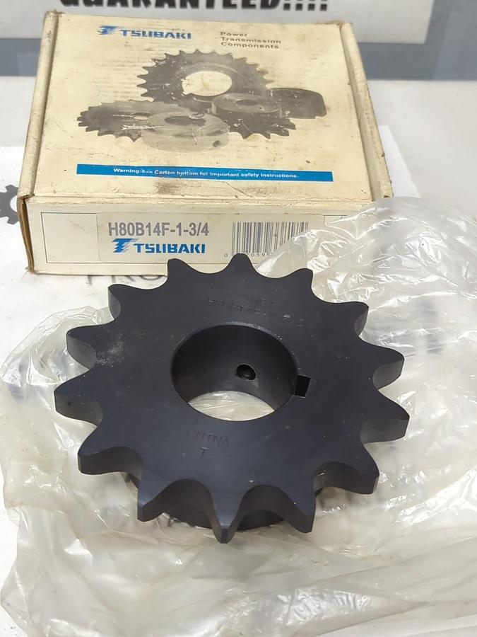 TSUBAKI,H80B14F-1-3/4,SPROCKET NEW IN BOX