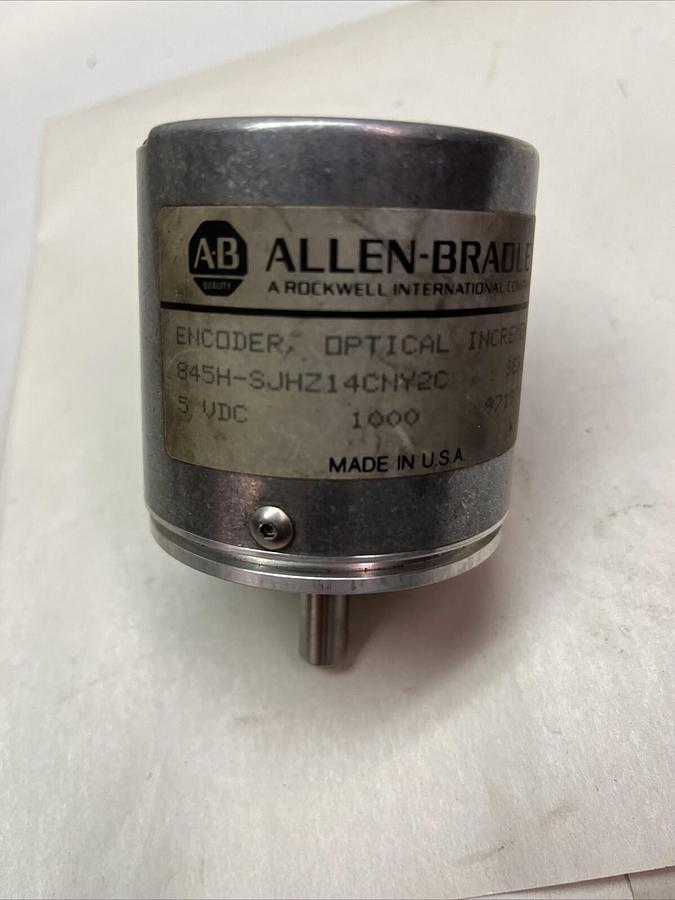 Used ALLEN BRADLEY,845H-8JHZ14-CNY2-C INCREMENTAL ENCODER SERIES B