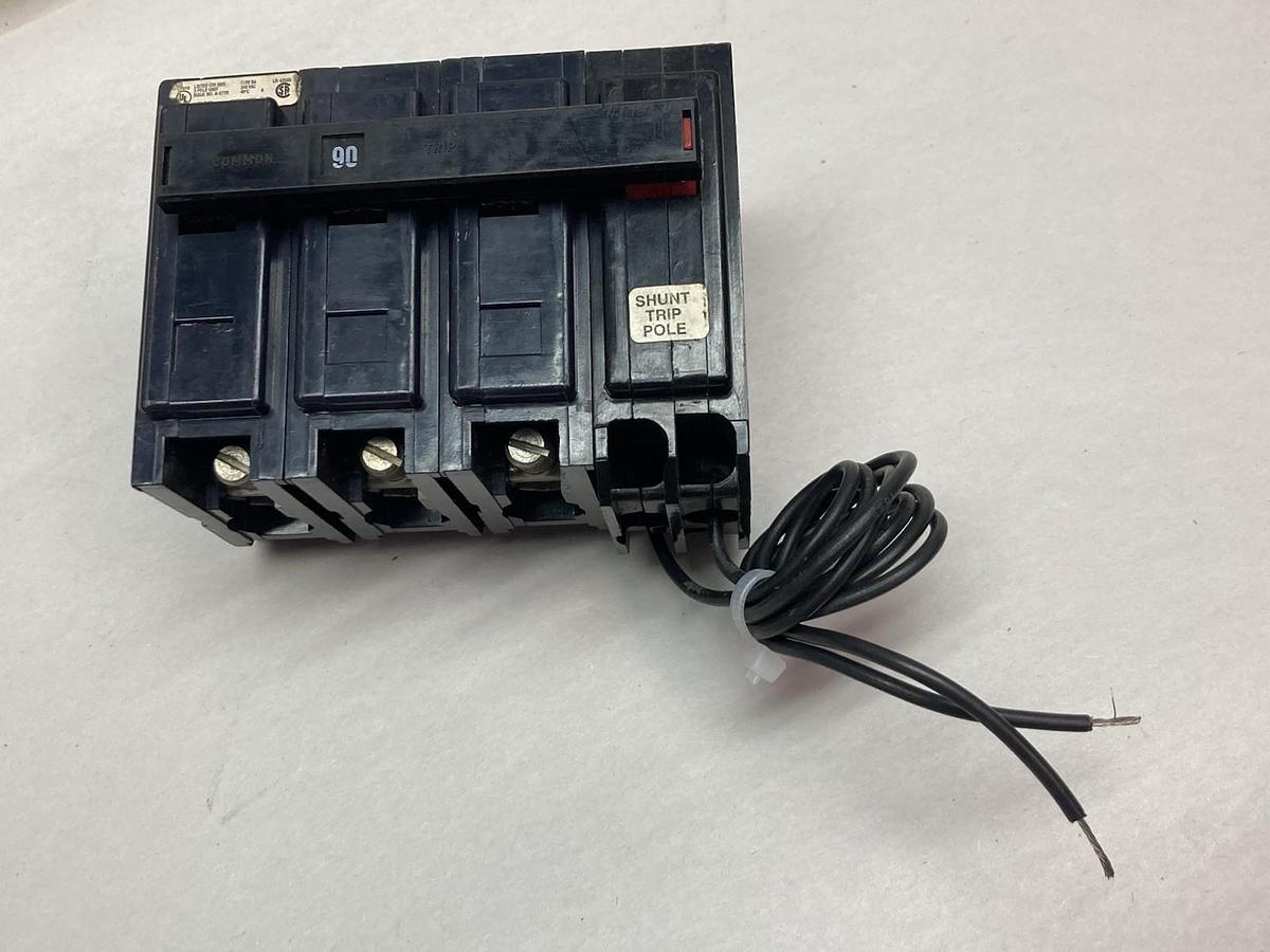 Used Cutler-Hammer,BAB3090HS,3-Pole Circuit Breaker 90A 50/60Hz