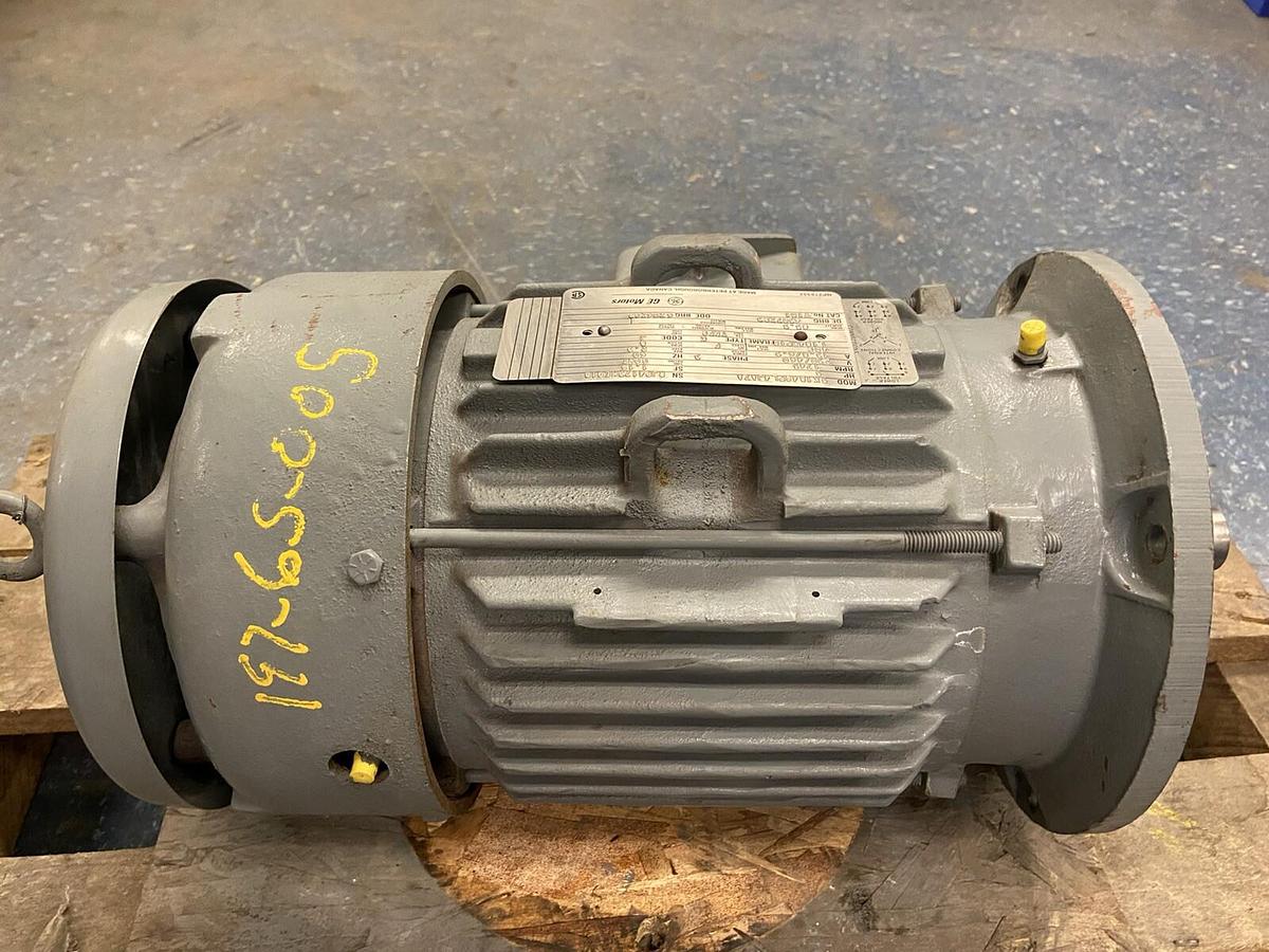 Used General Electric,GE 5K184QPL4JA7A,5Hp Motor 1745RPM  Frame L184HP10