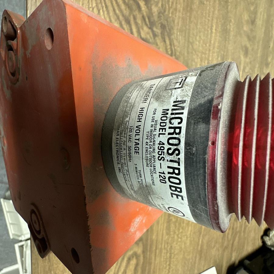 Used Yodalarm,YA50/L/RF,Fire Alarm Sounder with Microstrobe 495s-120