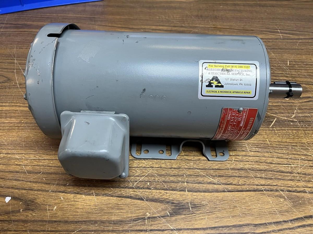 Used GE,5K49ZG8010,AC MOTOR 3HP 1725RPM 3PH 230/460V 145T