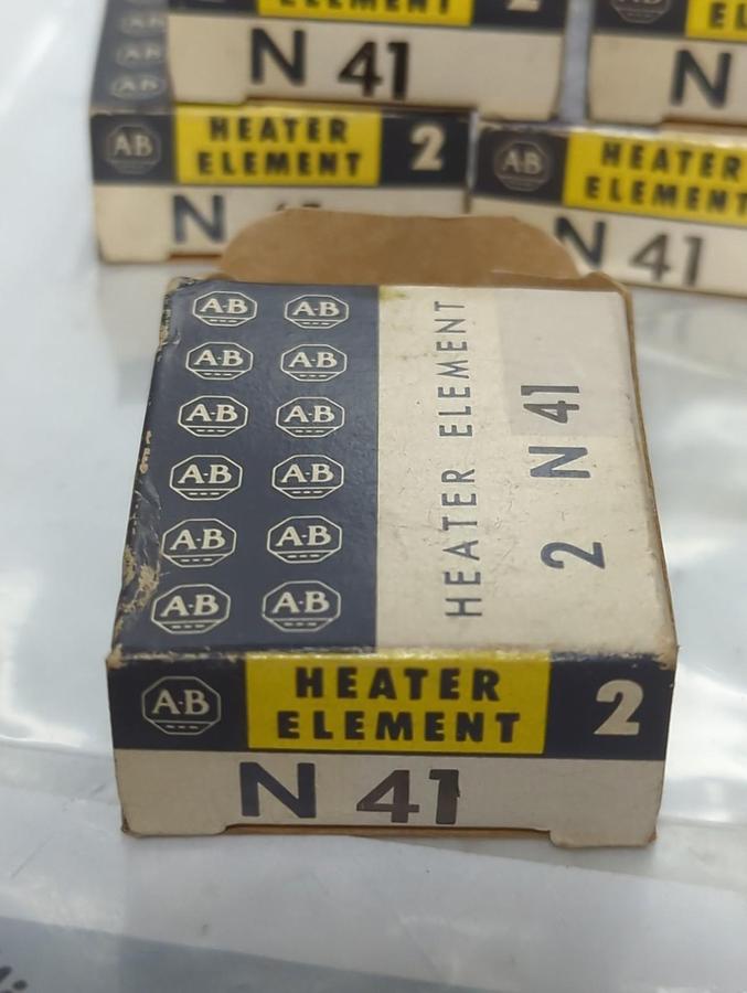 ALLEN BRADLEY,N41,THERMAL OVERLOAD HEATER ELEMENT LOT OF 10 BOXES OF 2 NOS