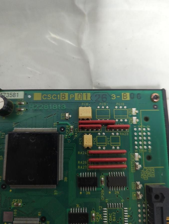Used SHIBAURA,H2281813,CIRCUIT BOARD CSC1-BP01 26 3-B06 PRE-OWNED