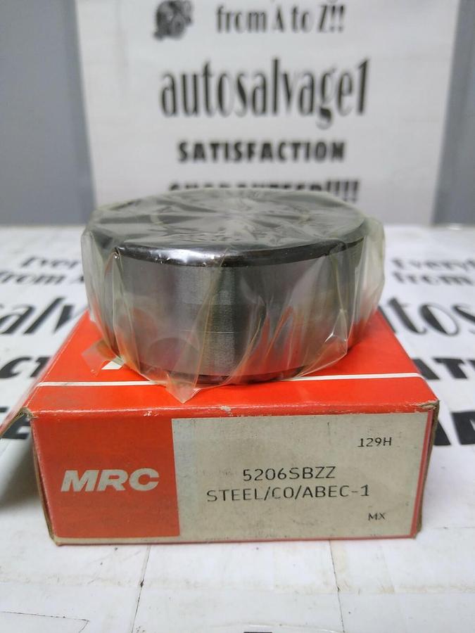 Used MRC,5206SBZZ,Double Row Angular Contact Bearing Double Sealed NOS