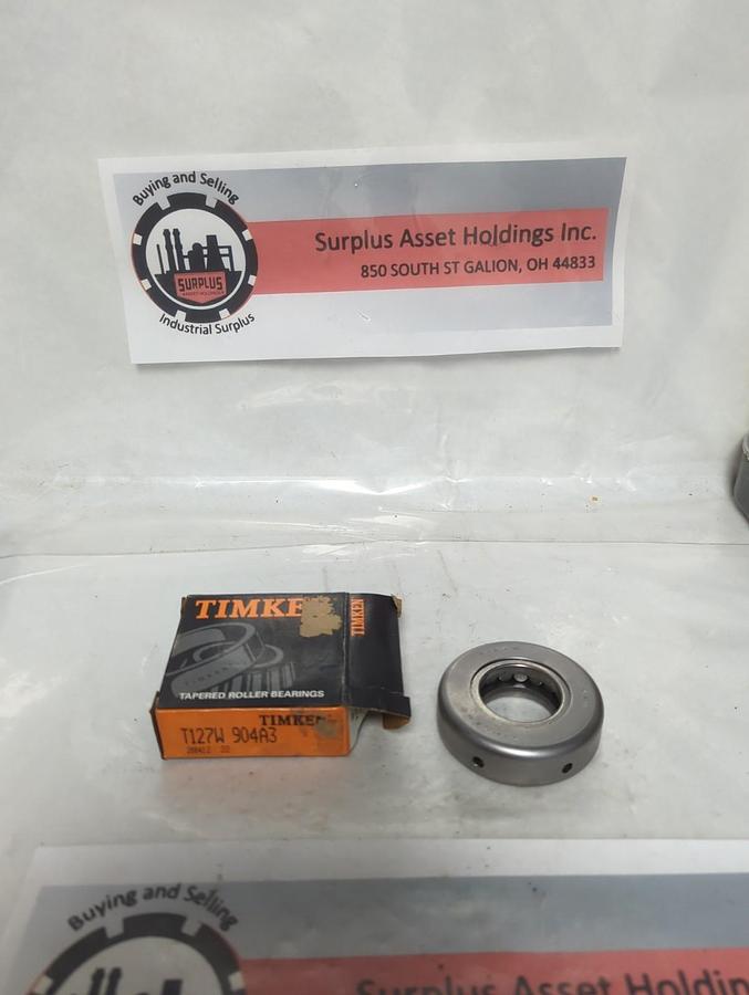 TIMKEN,T127W 904A3,THRUST BALL BEARING NOS