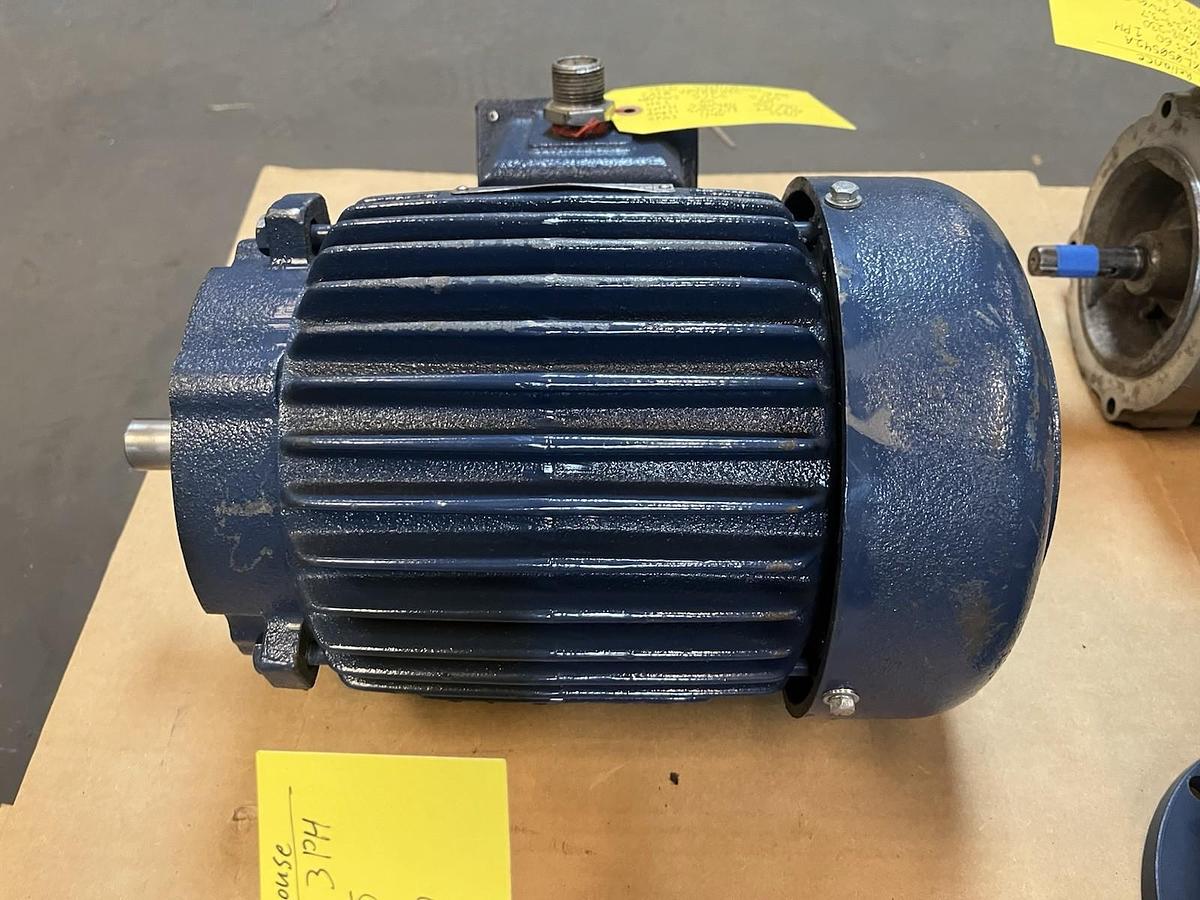 Used TECO,XPV0024C,EXPLOSION PROOF MOTOR 2HP 1740RPM 230/460V 3PH 145TC