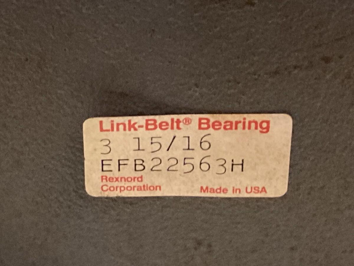 Link-Belt,EFB22563H,Flange Roller Bearing 3-15/16 Inch