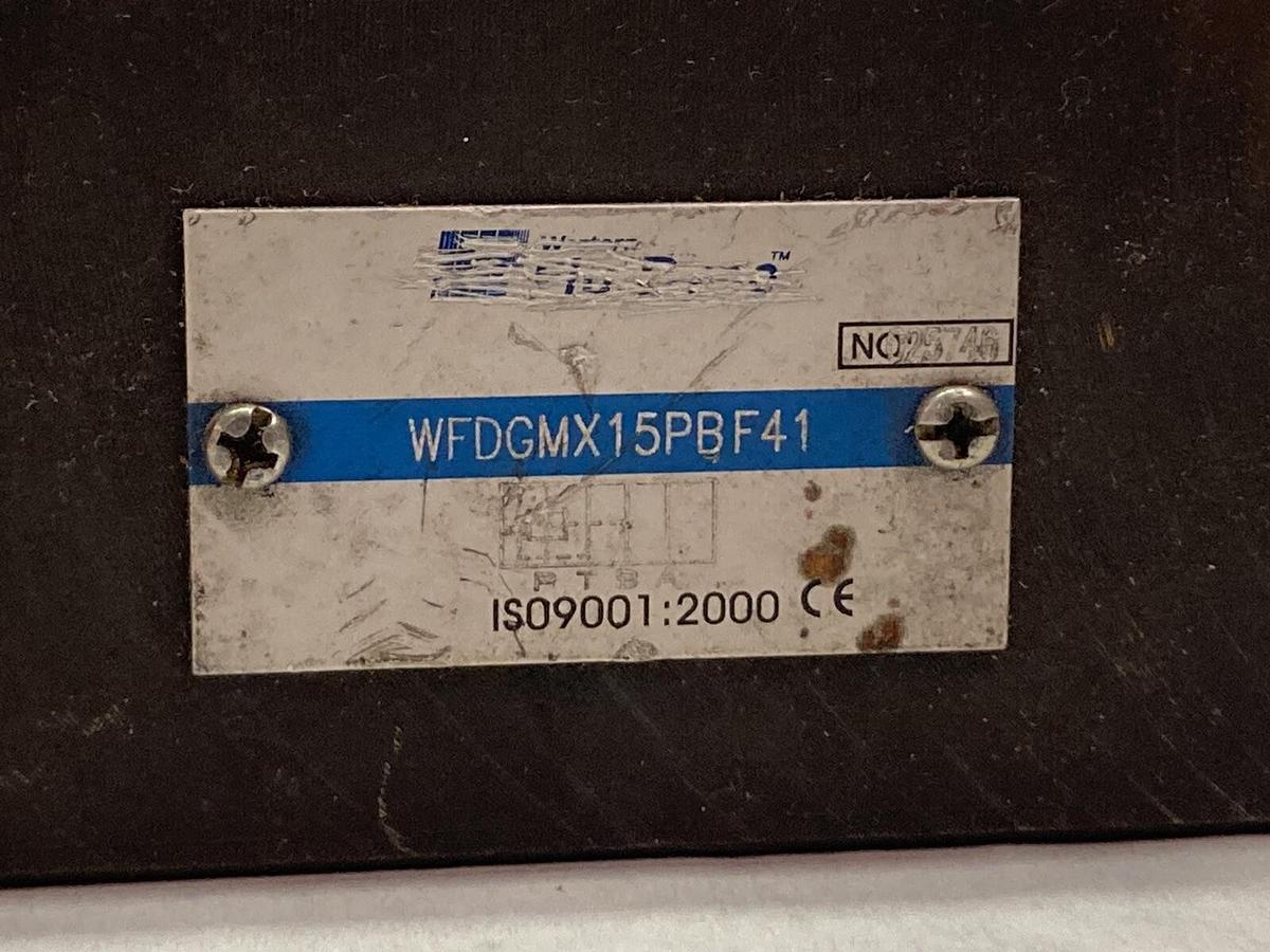 Used Western Fluidyne,WFDGMX15PBF41,Hydraulic Modular Sandwich Valve