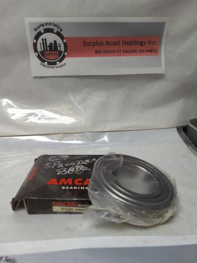 AMERICAN BEARING,6212ZZ,METAL SEALED DEEP GROOVE BALL BEARING NOS