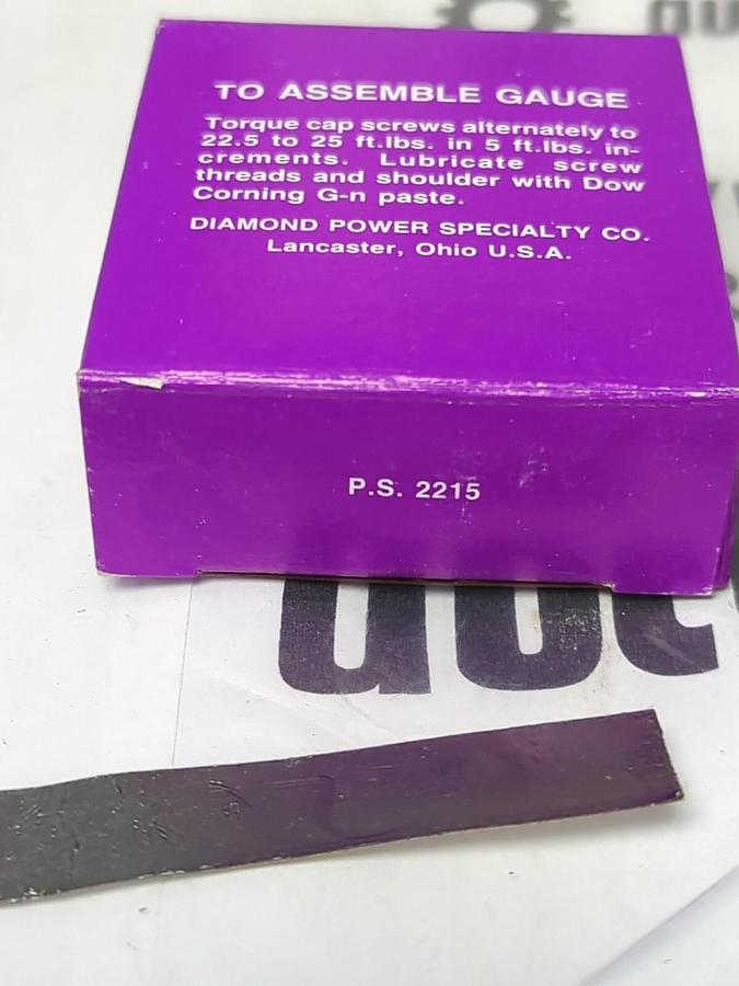 DIAMOND POWER,P.S. 2215,DP-3000 GAUGE REPAIR KIT