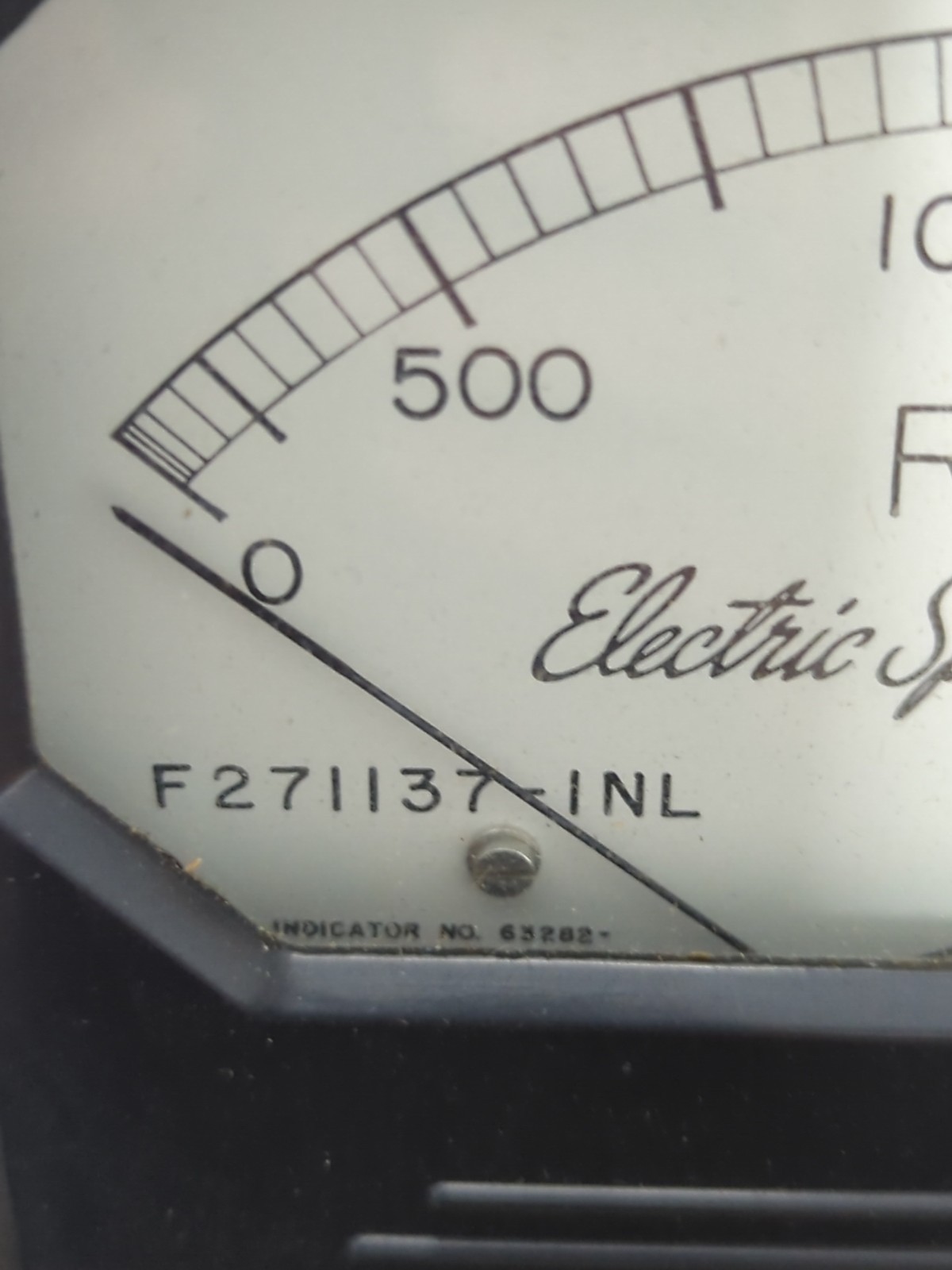 TRIPLETT,F271137-INL,ELECTRIC SPEED INDICATOR 0-2000 RPM FS-10VAC NOS