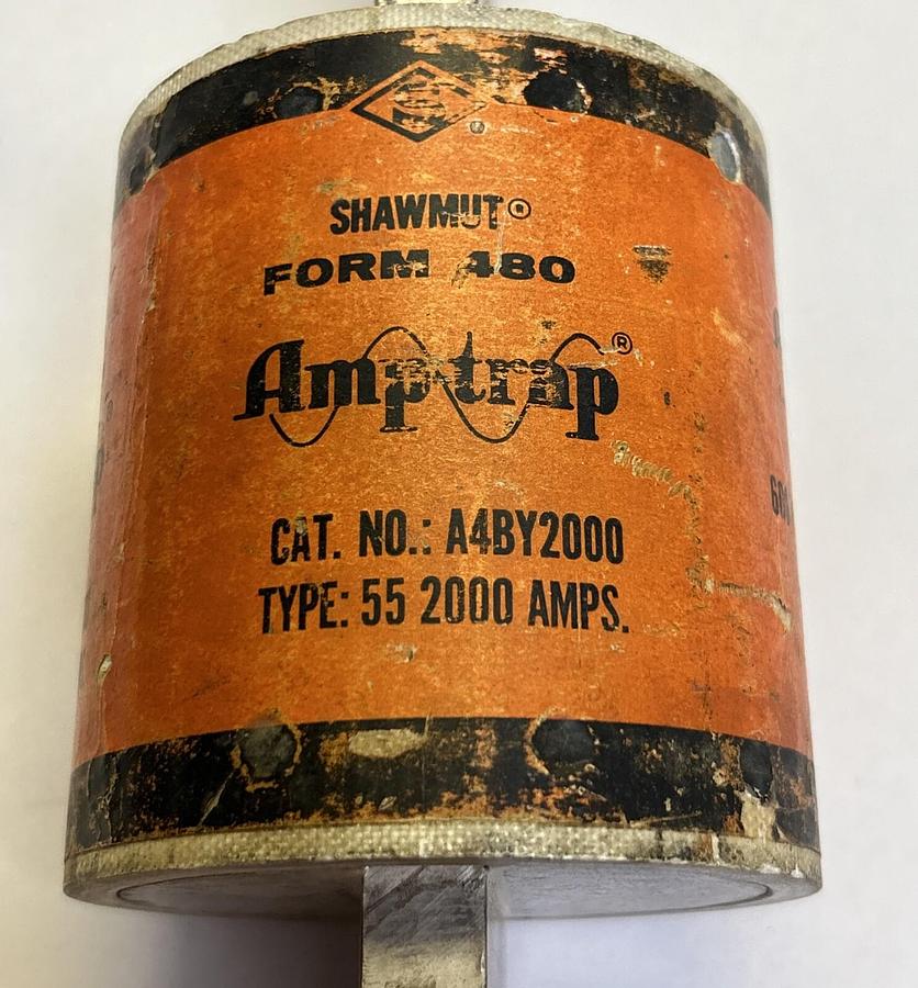 Used SHAWMUT,A4BY2000,FUSE 2000A 600V