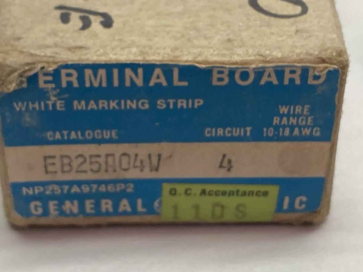 General Electric,EB25A04W,Double Row Terminal Boards