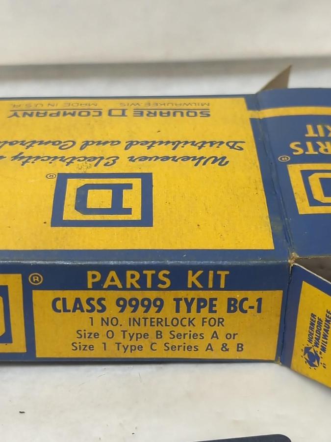 SQUARE D,9999BC-1,INTERLOCK FOR SIZE 0 TYPE B SER A SIZE 1 TYPE A & B NOS