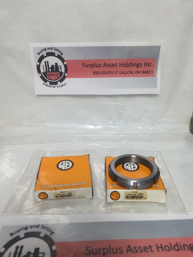 WHITTET-HIGGINS,PN-12,BEARING LOCKNUT LOT OF 2 NOS