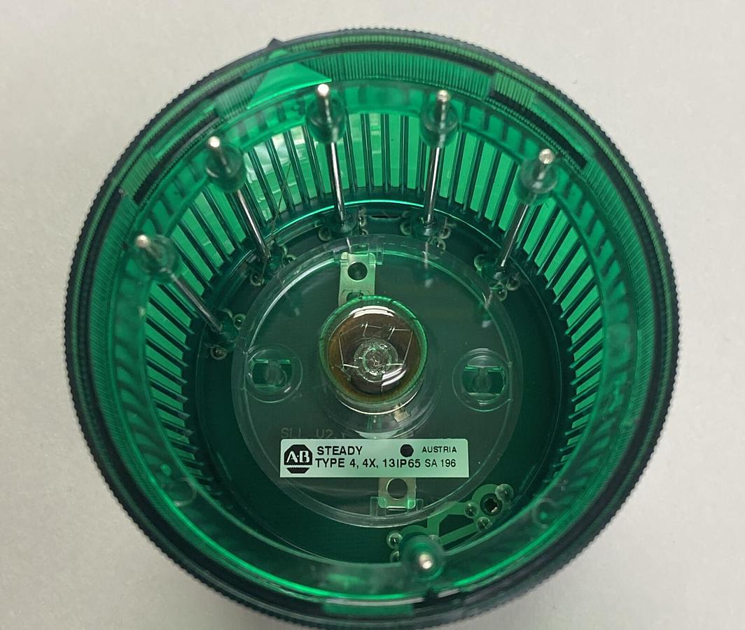 ALLEN BRADLEY,855T-B20DN3,SER B GREEN STACK LIGHT NOS