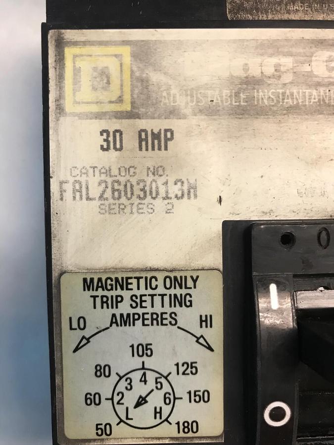 Square D,FAL2603013M,MAG GARD Circuit Breaker 30AMP 600V 2 Pole