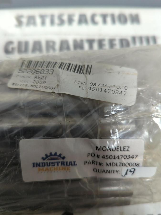 MONDELEZ,MDLZ00008,CONVEYOR ROLLER 4-3/4 INCH LENGTH LOT OF 19 NOS