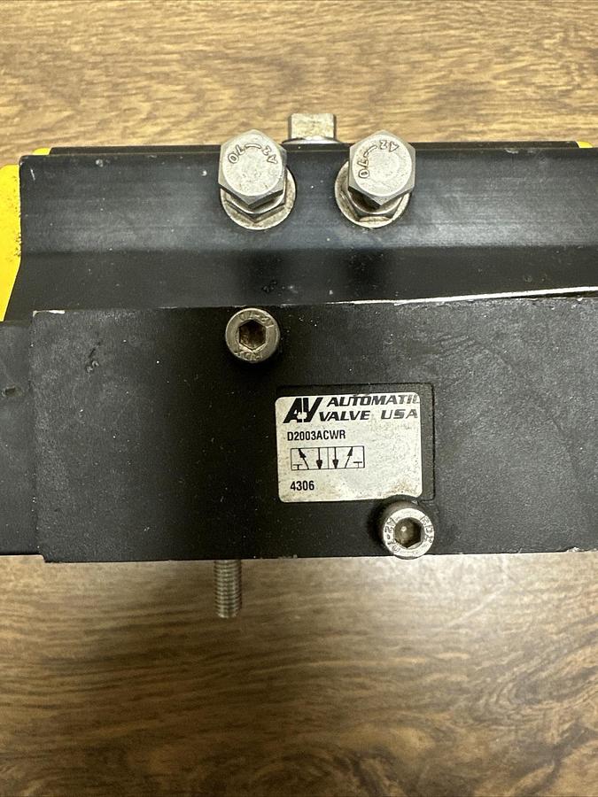 Used Sonic Torque,SPN75,Actuator WAutomatic Valve D2003ACWR