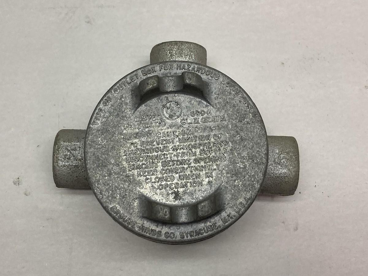 Used United Electric,699G,Type CU Outlet Enclosure