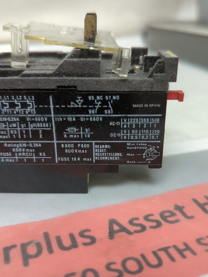 WARD LEONARD,WRIL 0-0,21,CONTACTOR 0.16-0.26A NOS
