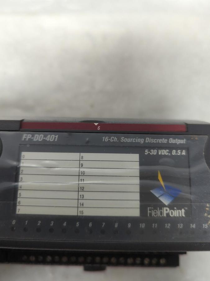 Used NATIONAL INSTRUMENTS,FP-DIO-550/FP-DO-401,FIELD POINT 8-16 CHANNEL MODULES